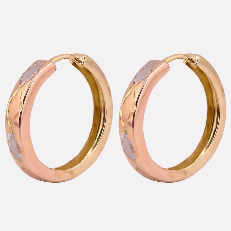 Aretes Huggies Relim. Tns. 14k 1.9g